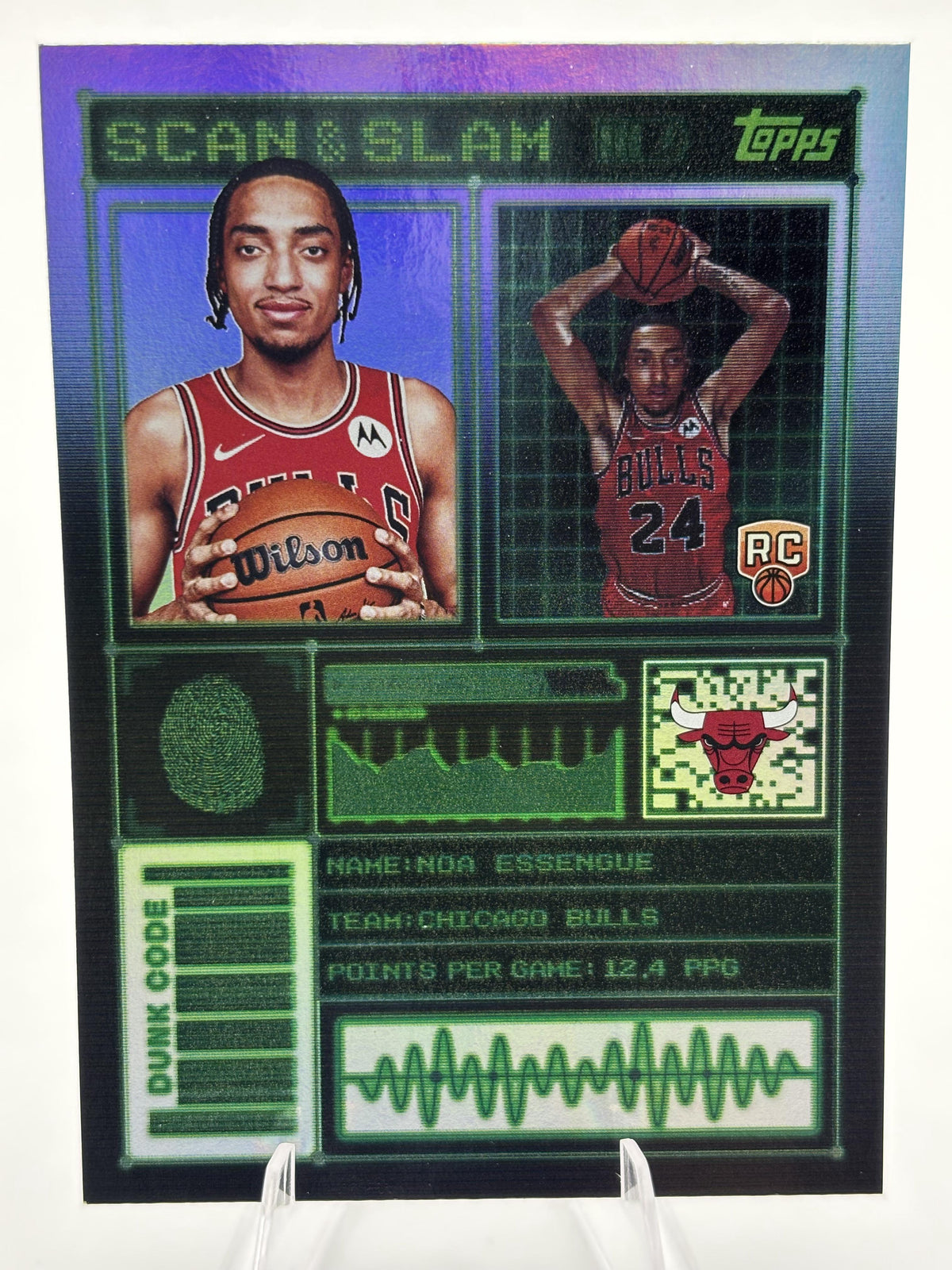 2025-26 Topps #SS-37 Noa Essengue Scan and Slam