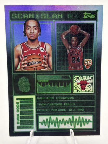 2025-26 Topps #SS-37 Noa Essengue Scan and Slam