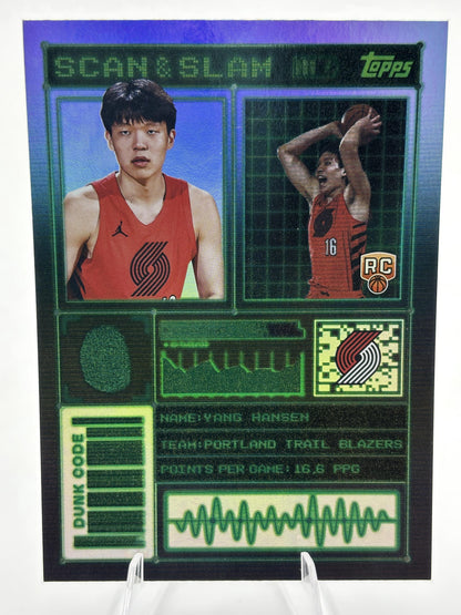 2025-26 Topps #SS-41 Yang Hansen Scan and Slam