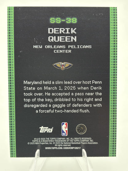 2025-26 Topps #SS-38 Derik Queen Scan and Slam
