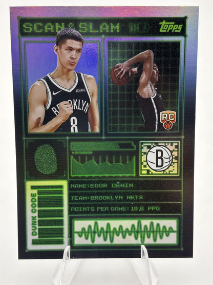 2025-26 Topps #SS-33 Egor Dёmin Scan and Slam