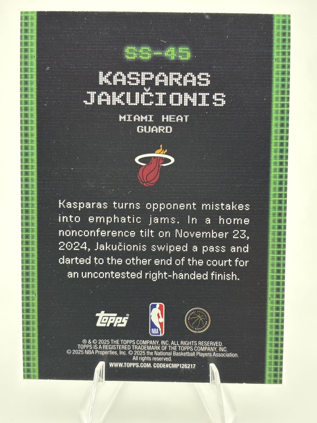 2025-26 Topps #SS-21 Lauri Markkanen Scan and Slam