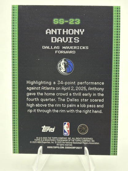 2025-26 Topps #SS-23 Anthony Davis Scan and Slam