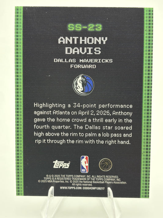 2025-26 Topps #SS-23 Anthony Davis Scan and Slam