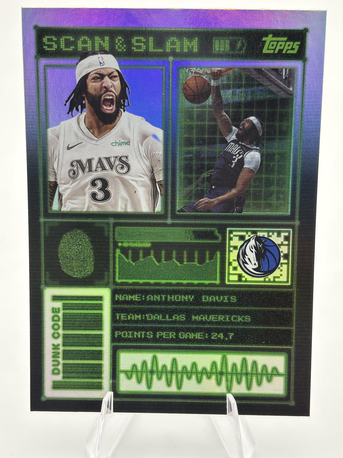 2025-26 Topps #SS-23 Anthony Davis Scan and Slam