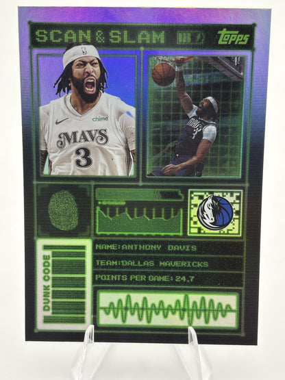 2025-26 Topps #SS-23 Anthony Davis Scan and Slam