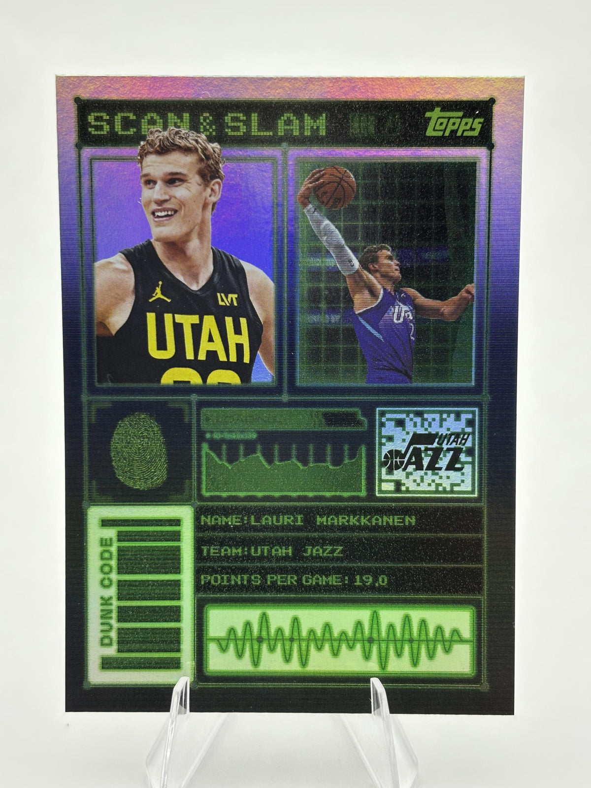 2025-26 Topps #SS-21 Lauri Markkanen Scan and Slam