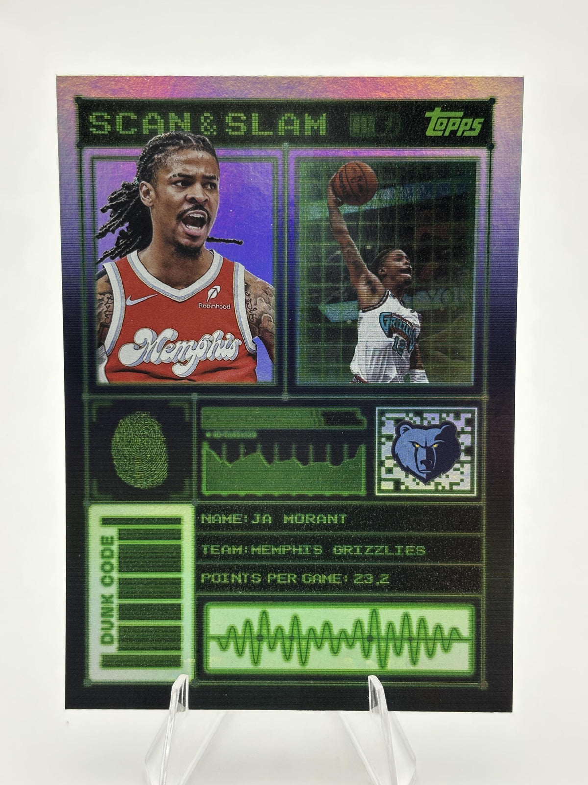 2025-26 Topps #SS-24 Ja Morant Scan and Slam