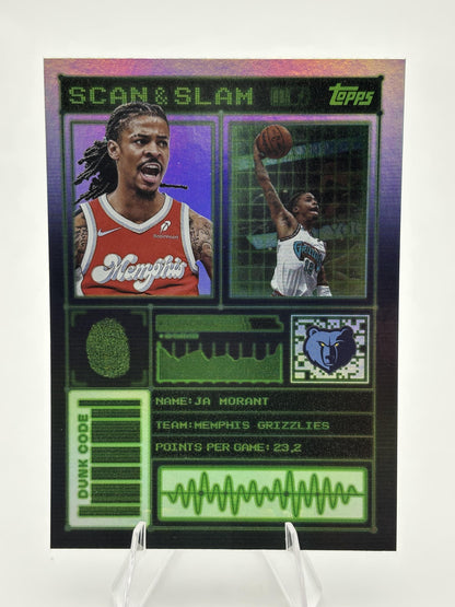 2025-26 Topps #SS-24 Ja Morant Scan and Slam