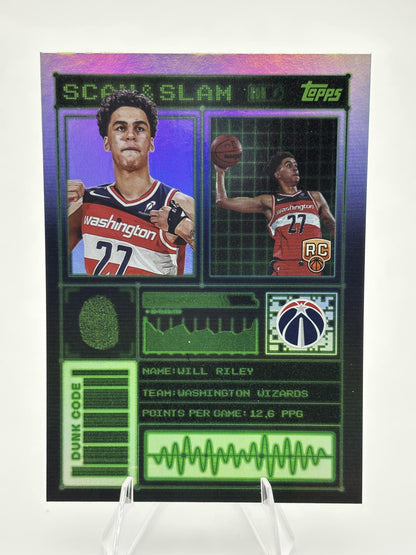 2025-26 Topps #SS-46 Will Riley Scan and Slam