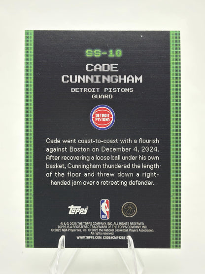 2025-26 Topps #SS-10 Cade Cunningham Scan and Slam