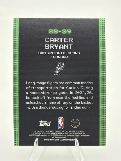 2025-26 Topps #SS-39 Carter Bryant Scan and Slam