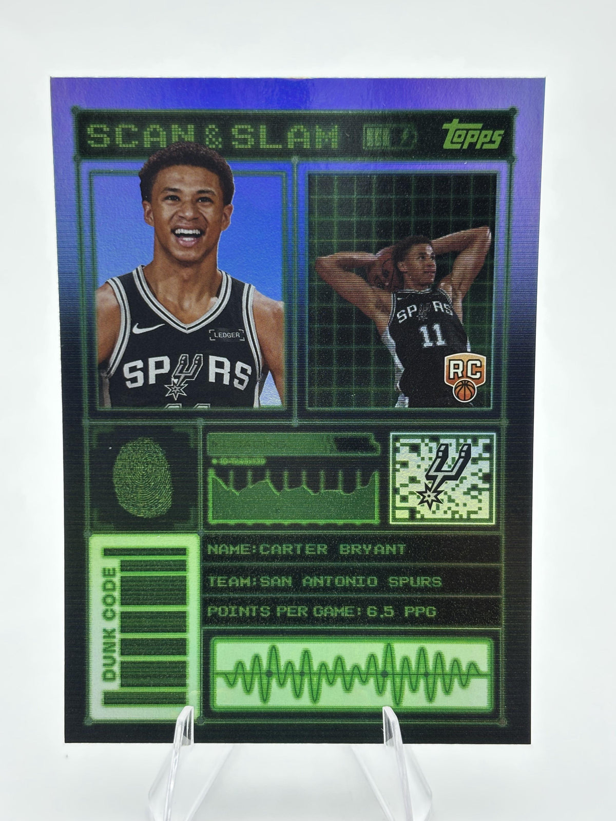 2025-26 Topps #SS-39 Carter Bryant Scan and Slam