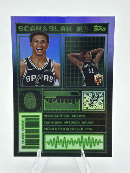 2025-26 Topps #SS-39 Carter Bryant Scan and Slam