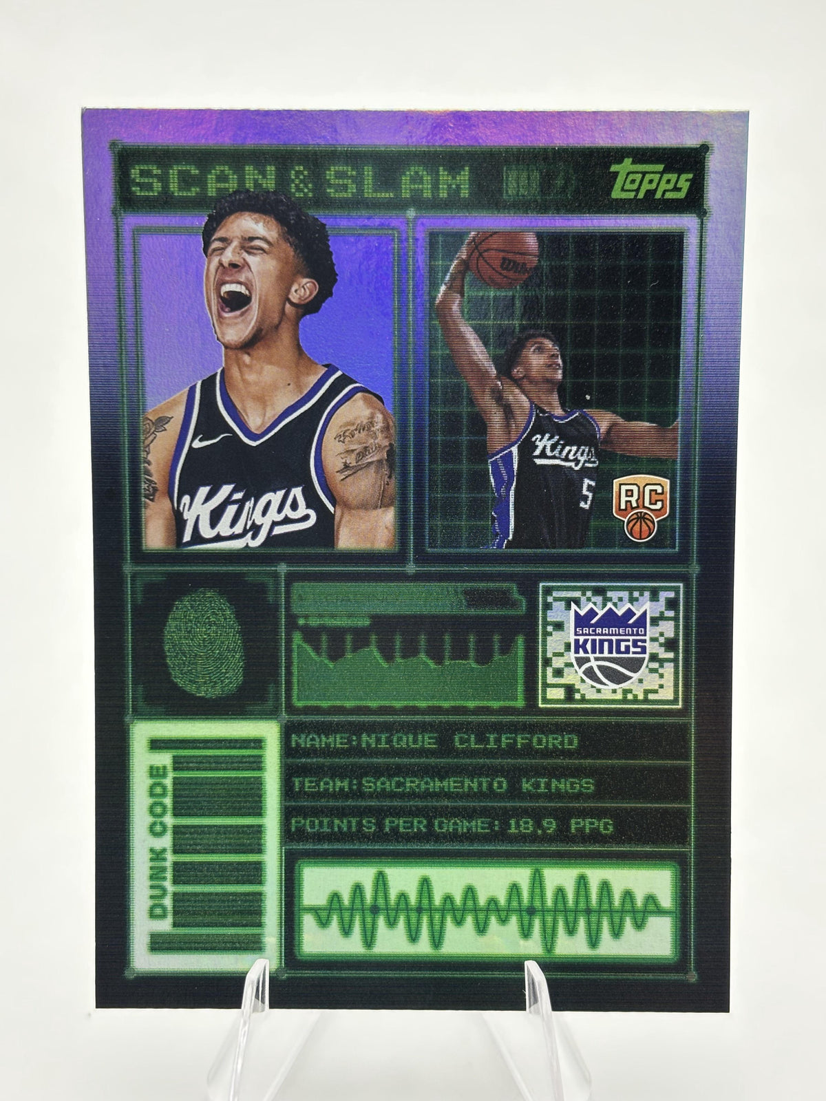 2025-26 Topps #SS-49 Nique Clifford Scan and Slam