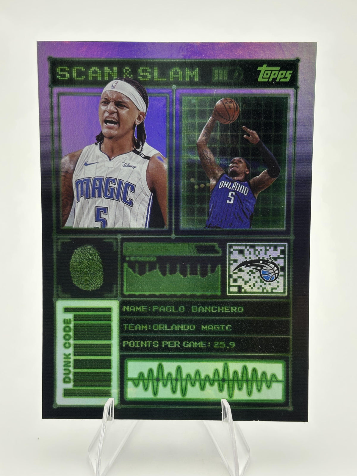 2025-26 Topps #SS-6 Paolo Banchero Scan and Slam
