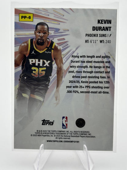 2025-26 Topps #PP-6 Kevin Durant Power Players