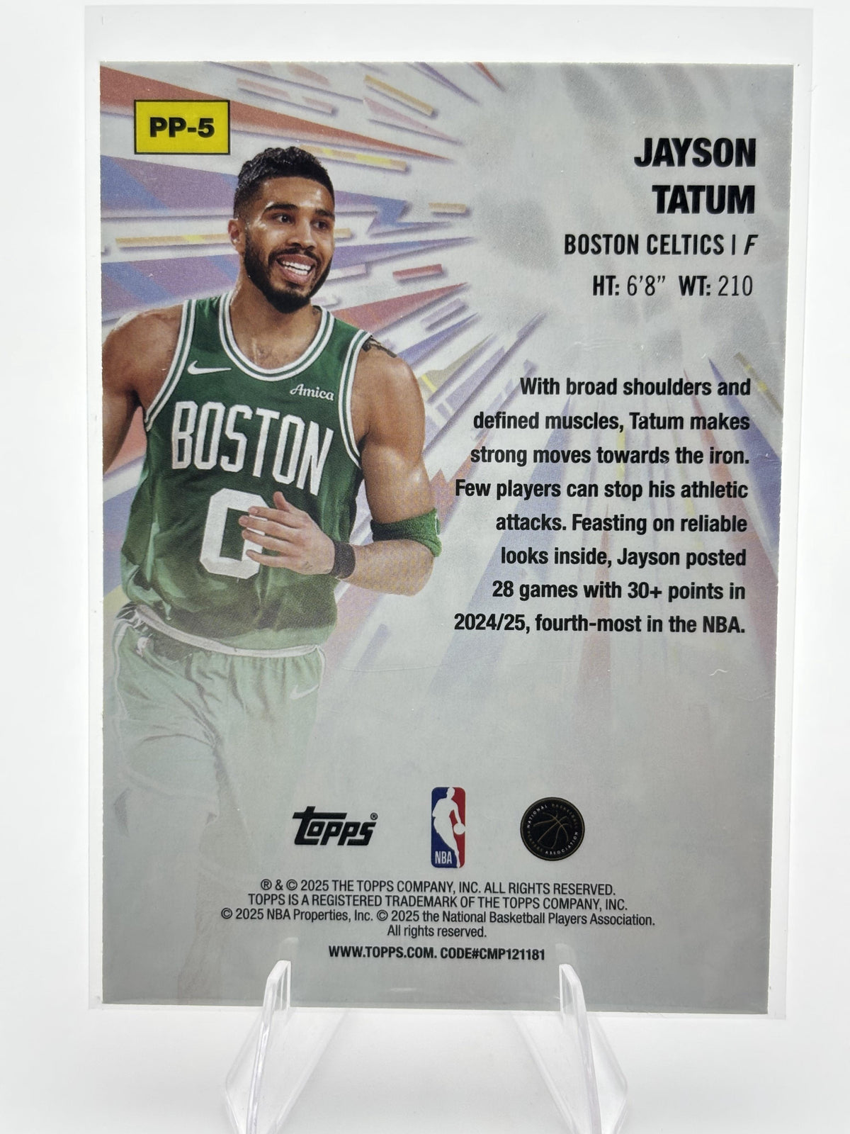 2025-26 Topps #PP-5 Jayson Tatum Power Players