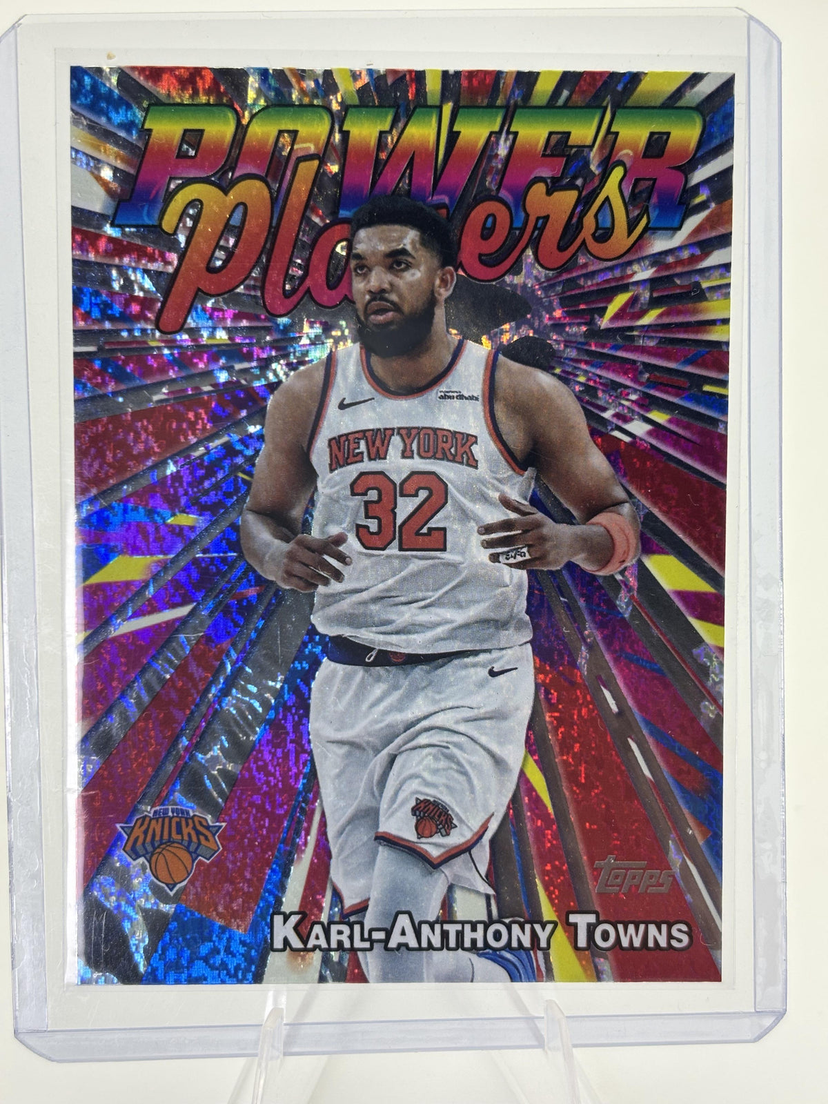 2025-26 Topps #PP-4 Karl-Anthony Towns Power Players Holo Foil