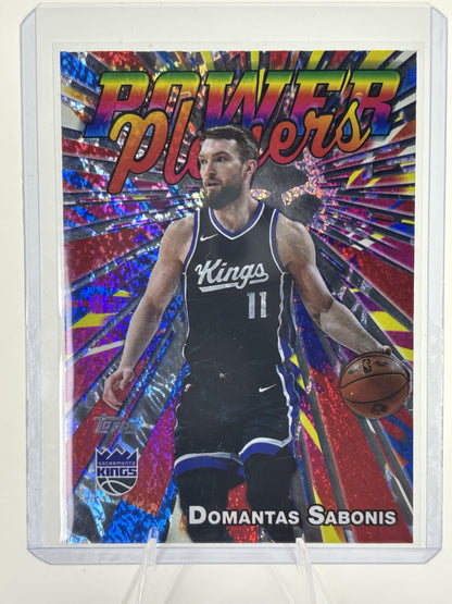 2025-26 Topps #PP-14 Domantas Sabonis Power Players Holo Foil