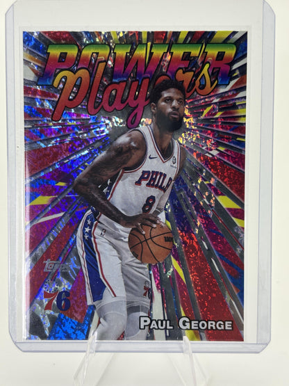 2025-26 Topps #PP-11 Paul George Power Players Holo Foil