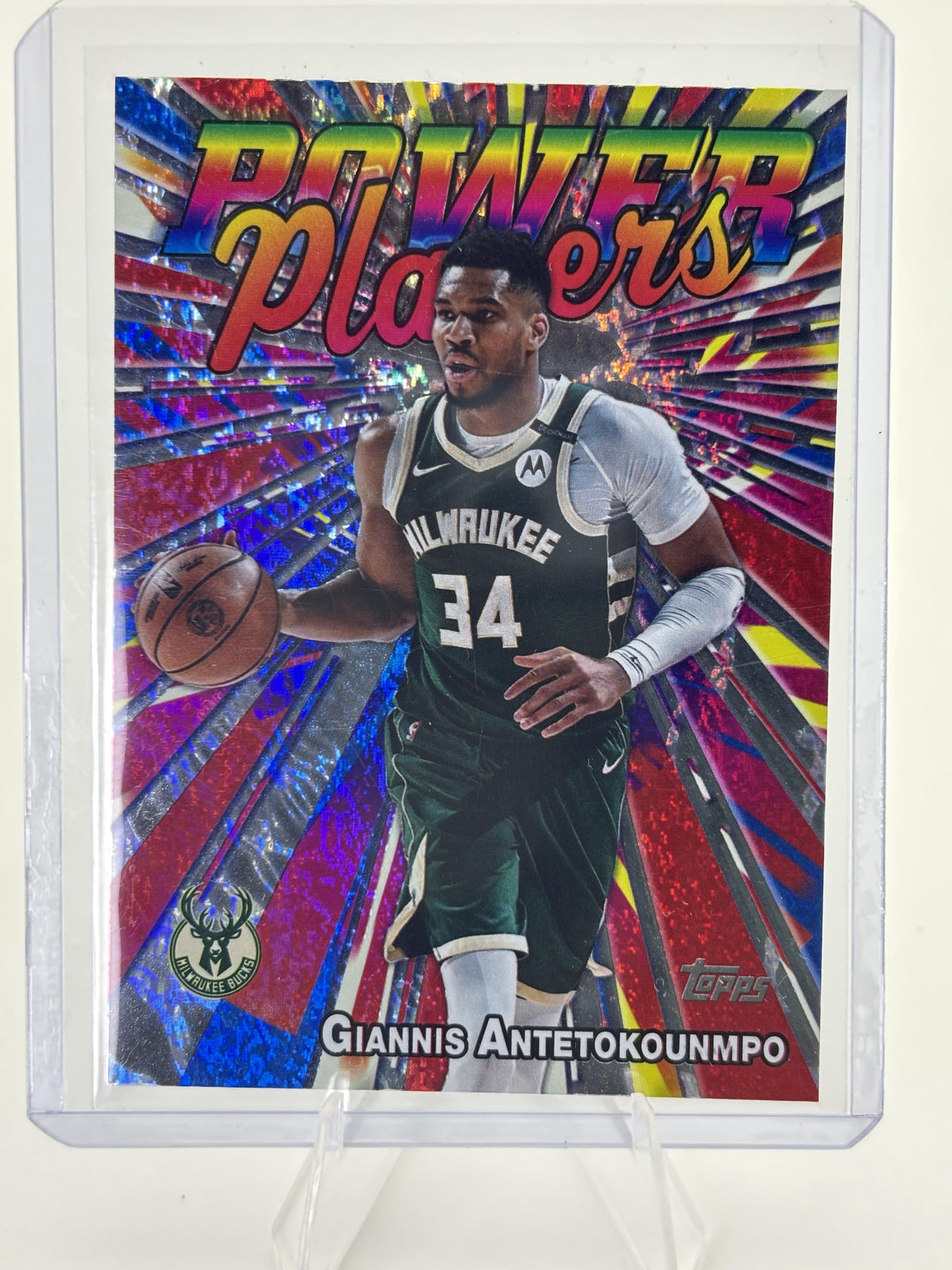 2025-26 Topps #PP-1 Giannis Antetokounmpo Power Players Holo Foil