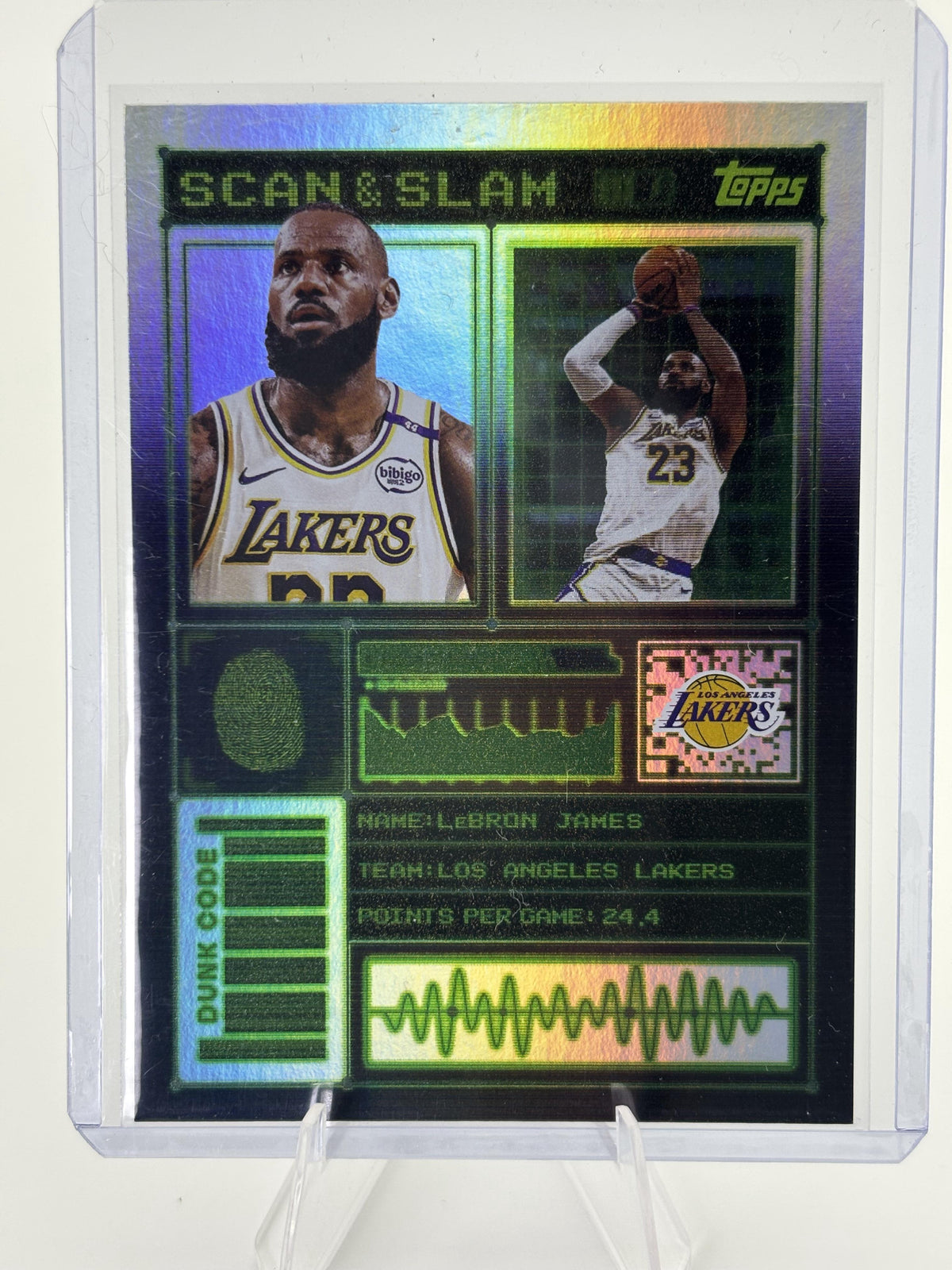 2025-26 Topps #SS-8 LeBron James Scan and Slam