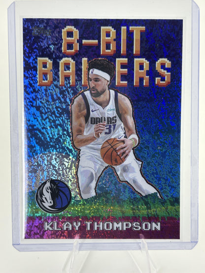 2025-26 Topps #8B-15 Klay Thompson 8-Bit Ballers Holo Foil