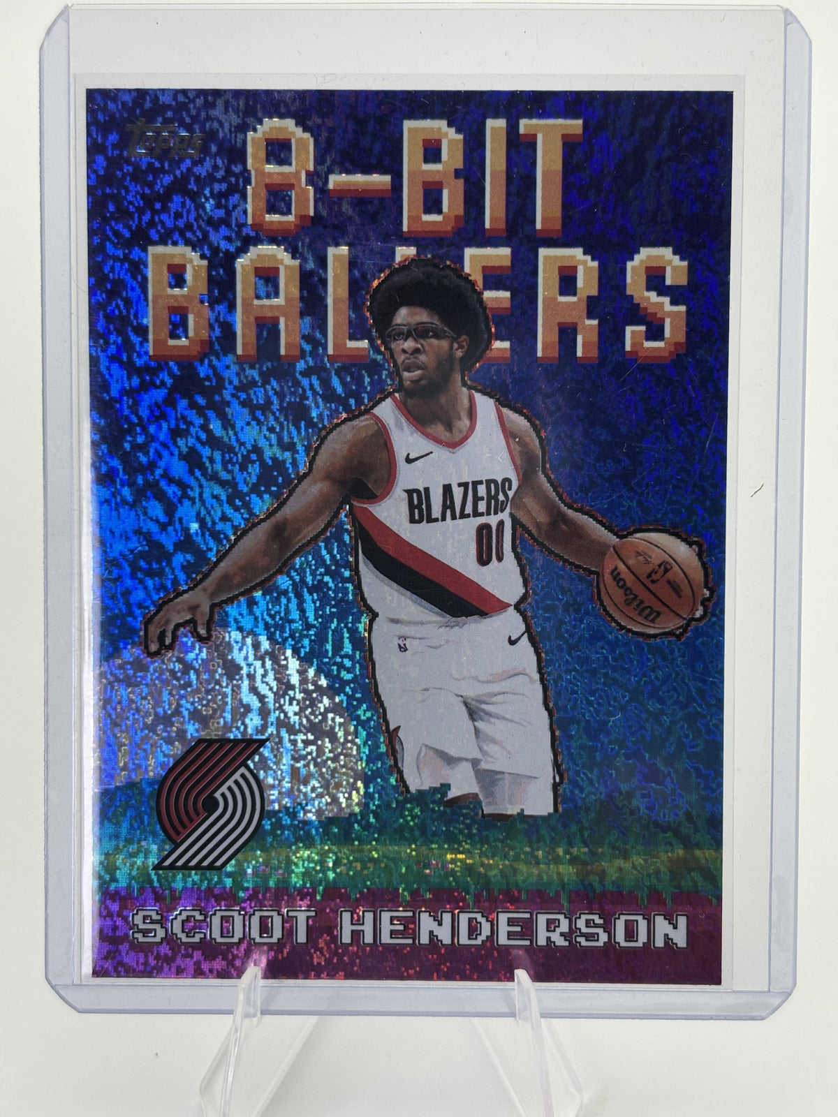 2025-26 Topps #8B-14 Scoot Henderson 8-Bit Ballers Holo Foil