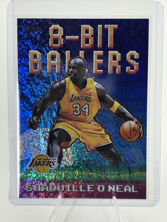 2025-26 Topps #8B-21 Shaquille O'Neal 8-Bit Ballers Holo Foil