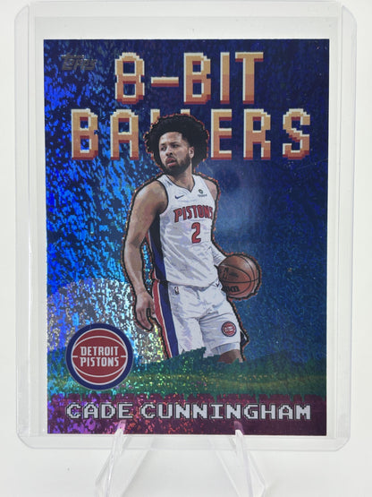 2025-26 Topps #8B-1 Cade Cunningham 8-Bit Ballers Holo Foil