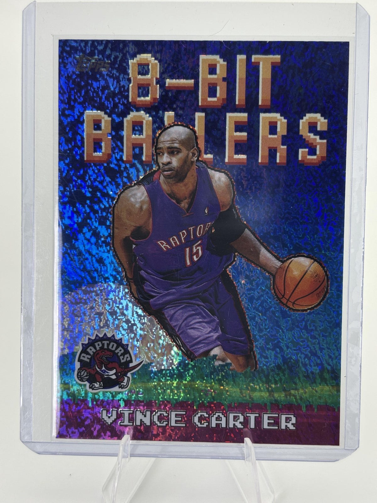 2025-26 Topps #8B-26 Vince Carter 8-Bit Ballers Holo Foil