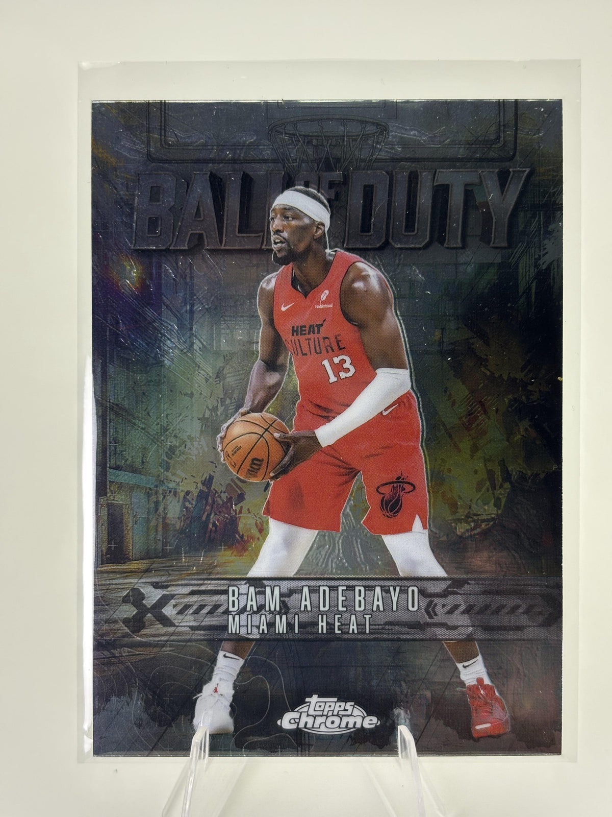 2025-26 Topps Chrome #BD-15 Bam Adebayo Ball of Duty