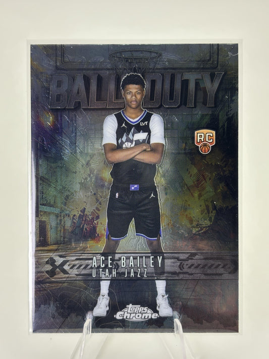 2025-26 Topps Chrome #BD-24 Ace Bailey Ball of Duty