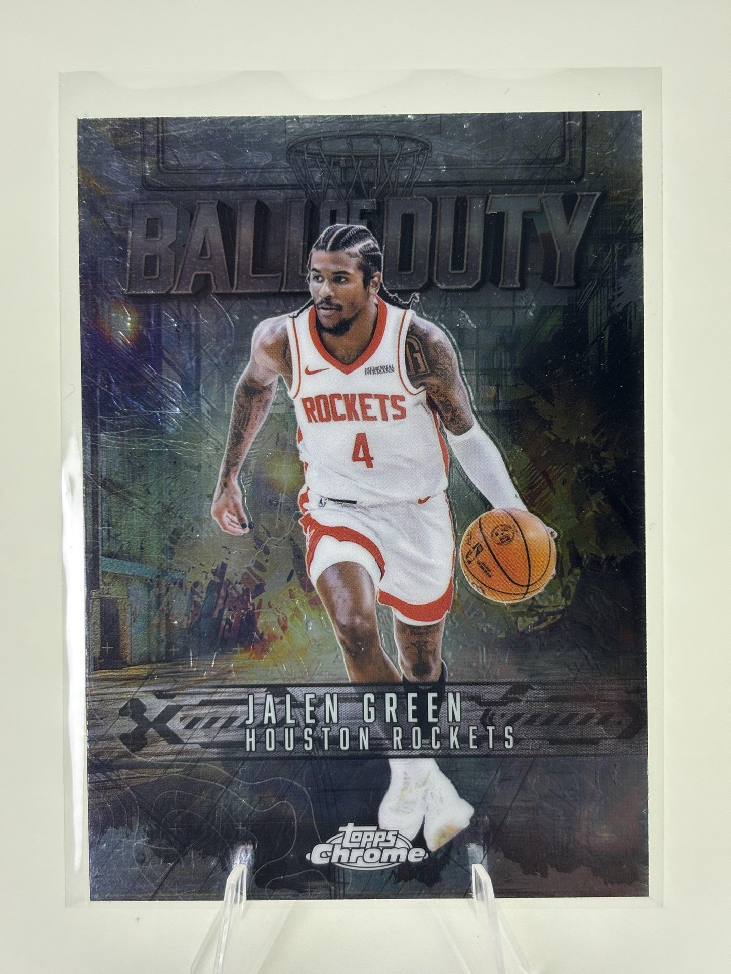 2025-26 Topps Chrome #BD-8 Jalen Green Ball of Duty