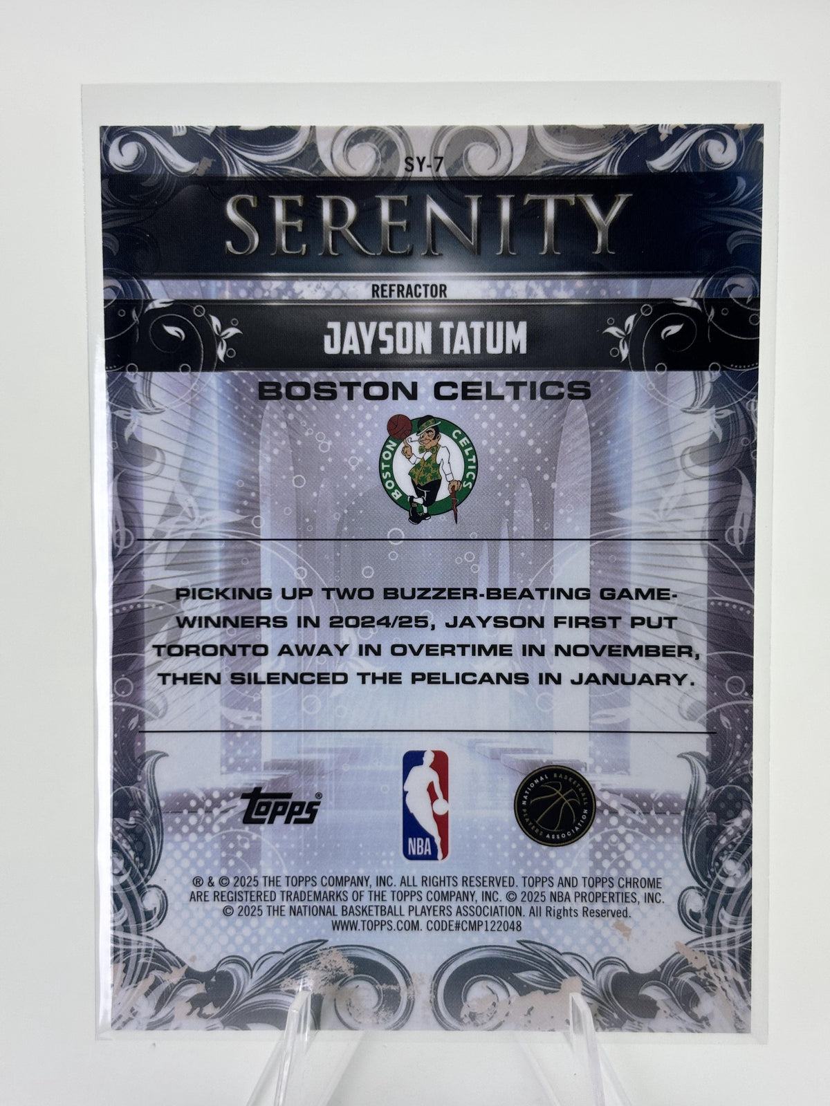 2025-26 Topps Chrome #SY-7 Jayson Tatum Serenity