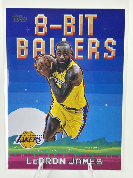2025-26 Topps #8B-19 LeBron James 8-Bit Ballers