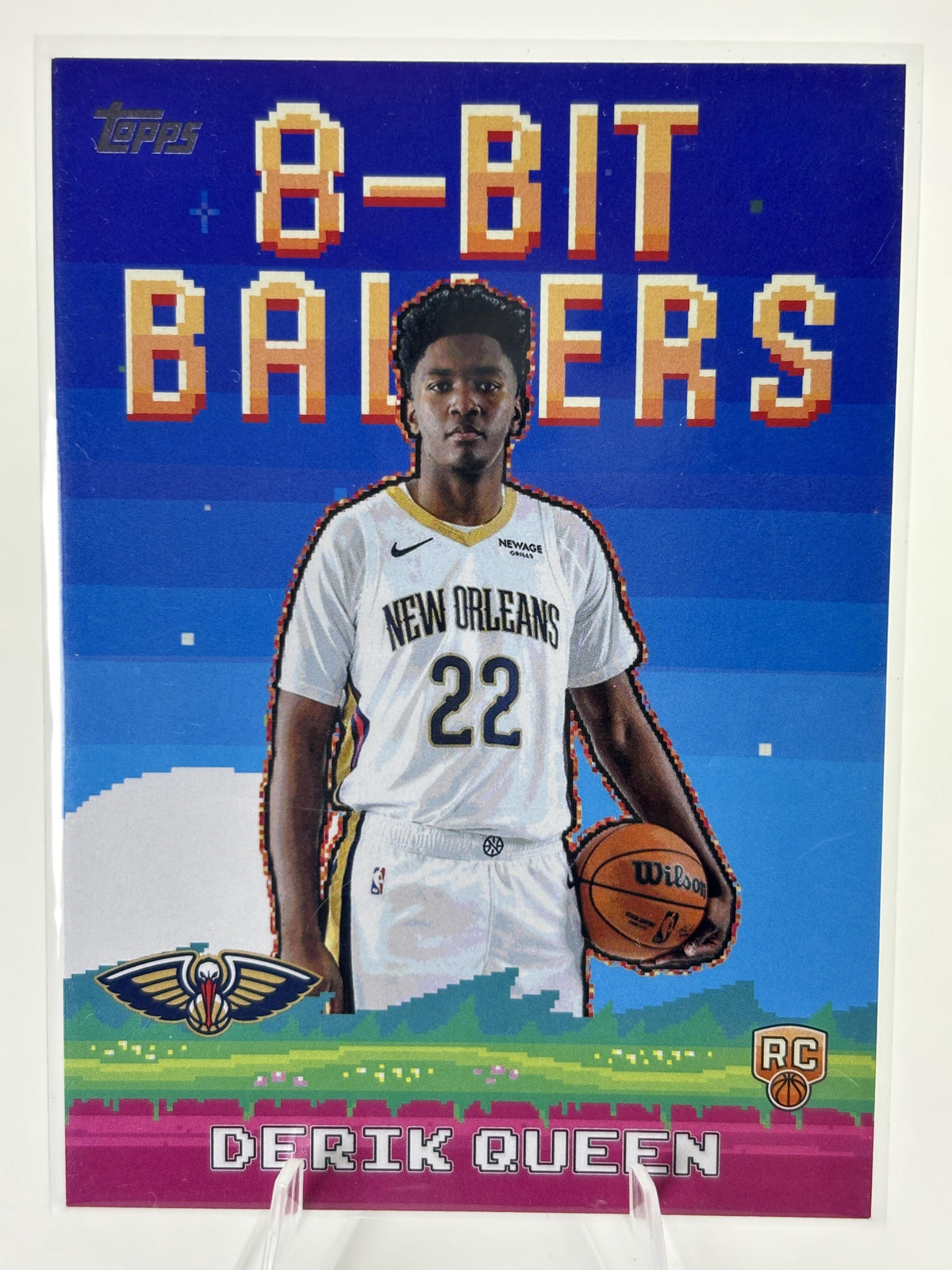2025-26 Topps #8B-39 Derik Queen 8-Bit Ballers