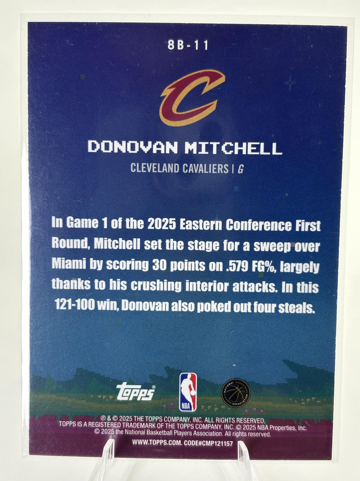 2025-26 Topps #8B-11 Donovan Mitchell 8-Bit Ballers
