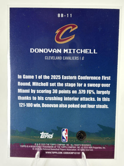 2025-26 Topps #8B-11 Donovan Mitchell 8-Bit Ballers