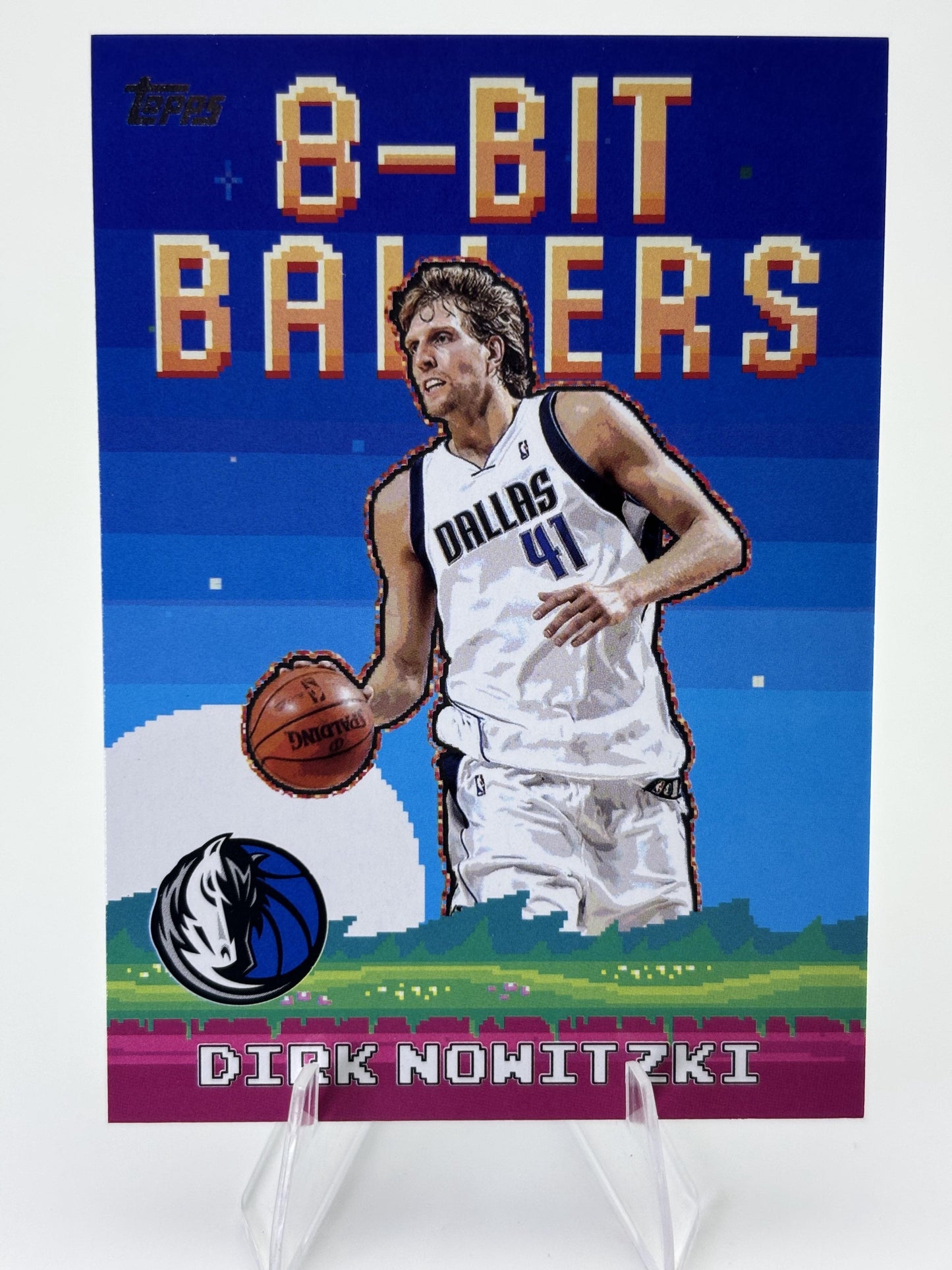 2025-26 Topps #8B-22 Dirk Nowitzki 8-Bit Ballers