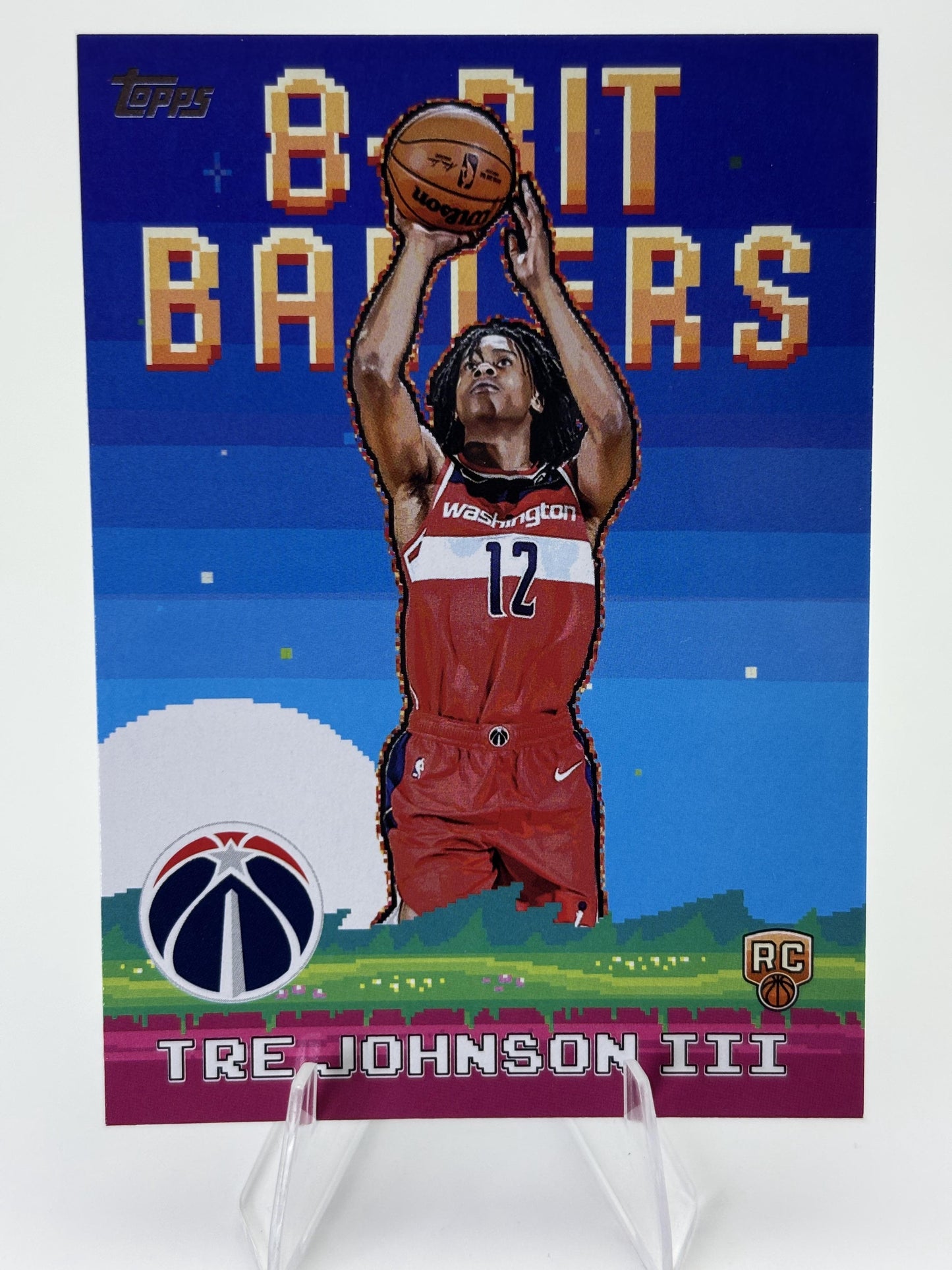 2025-26 Topps #8B-36 Tre Johnson III 8-Bit Ballers