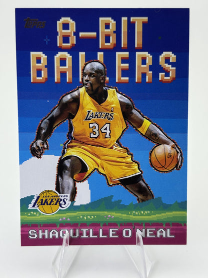2025-26 Topps #8B-21 Shaquille O'Neal 8-Bit Ballers