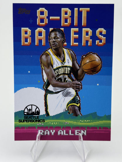 2025-26 Topps #8B-28 Ray Allen 8-Bit Ballers