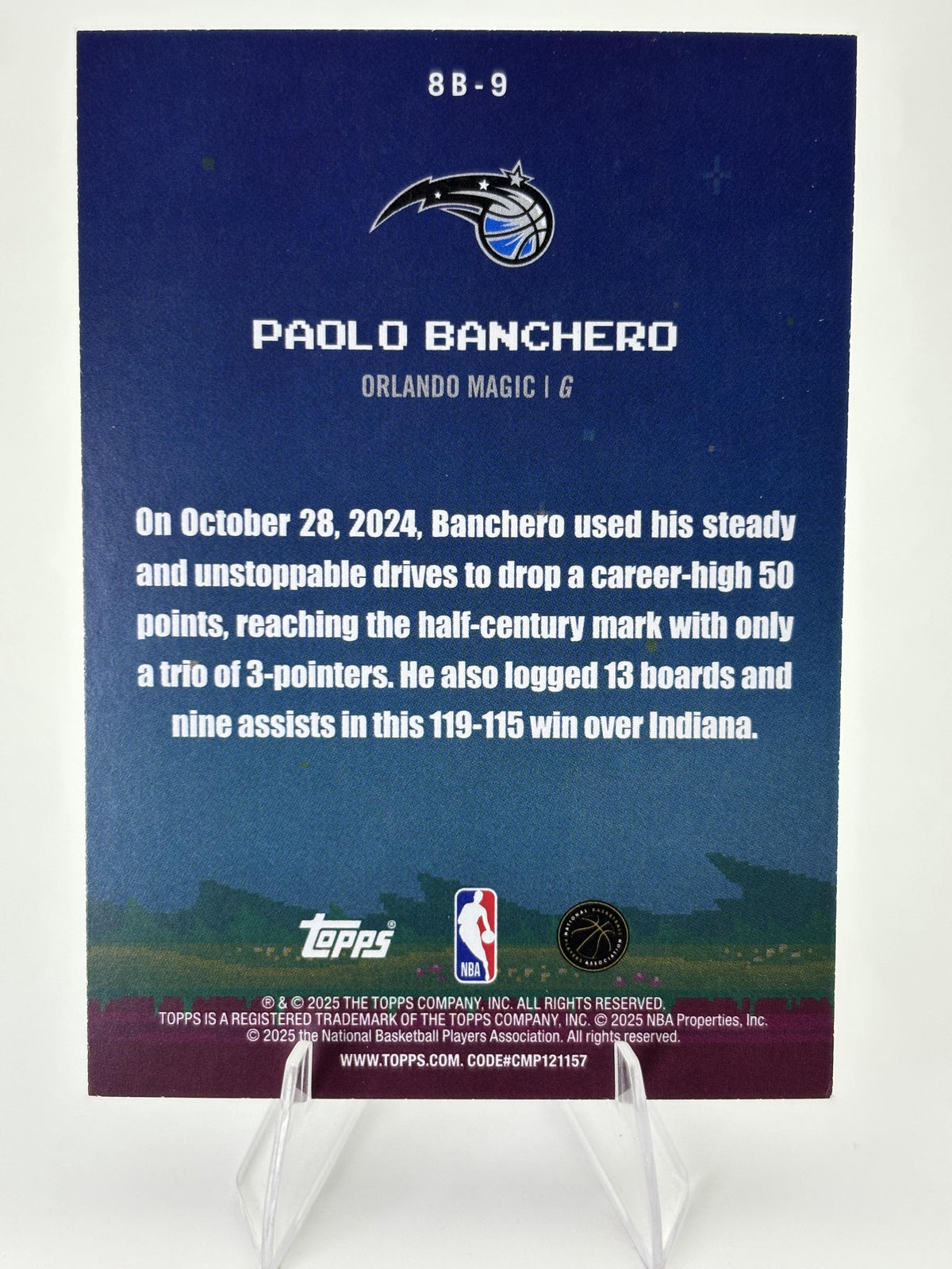 2025-26 Topps #8B-9 Paolo Banchero 8-Bit Ballers