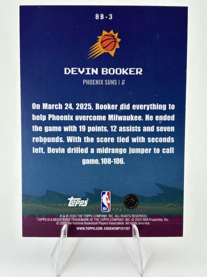 2025-26 Topps #8B-3 Devin Booker 8-Bit Ballers