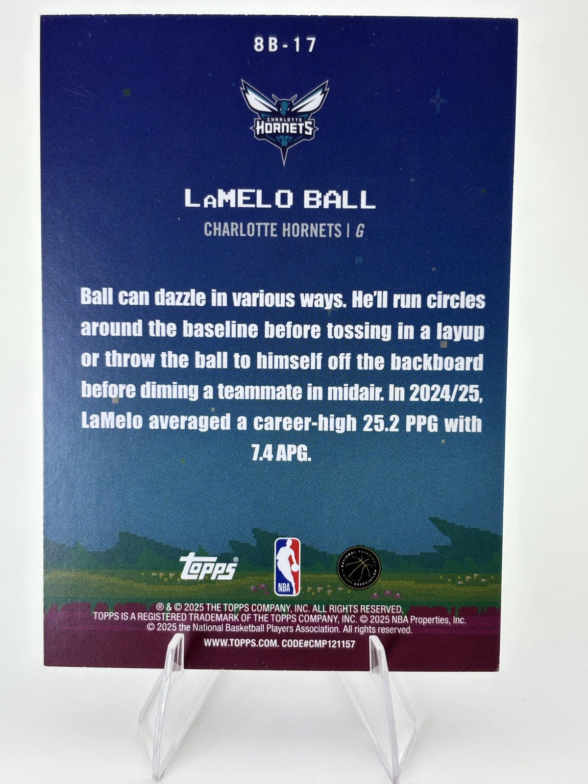 2025-26 Topps #8B-17 LaMelo Ball 8-Bit Ballers