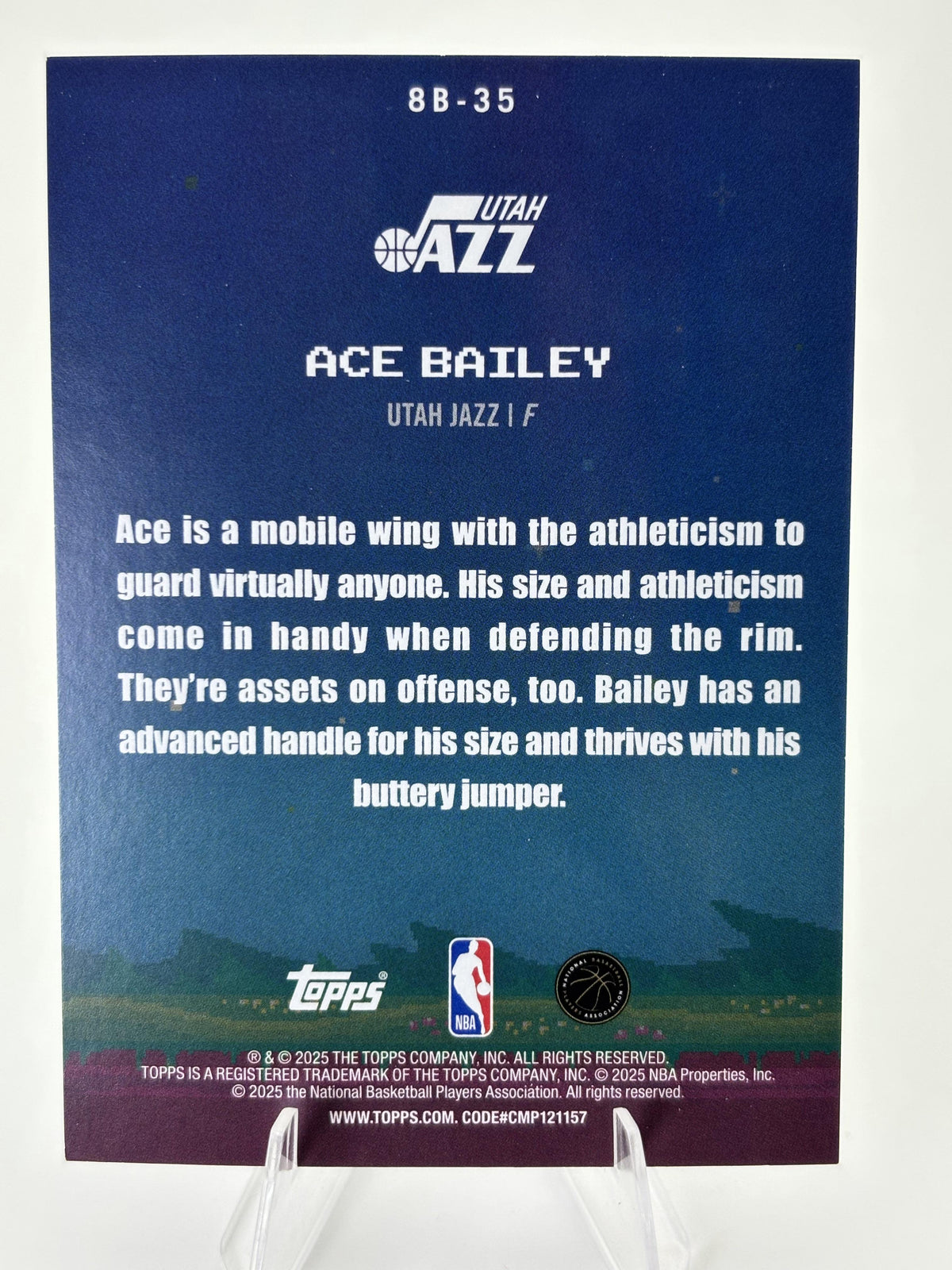 2025-26 Topps #8B-35 Ace Bailey 8-Bit Ballers