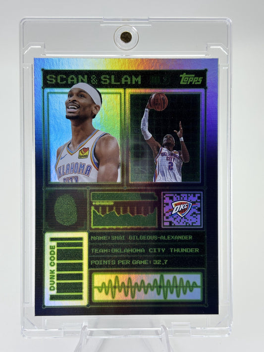 2025-26 Topps #SS-4 Shai Gilgeous-Alexander Scan and Slam