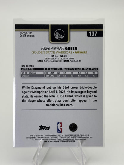 2025-26 Topps #137 Draymond Green Blackout